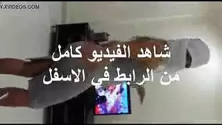 روتين رقص فتاة شرق أوسطية مجهولة ينتهي بالقذف الداخلي