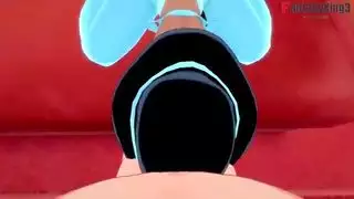 أميرة عربية تبلع – فيلم بورنو جنس فموي فوضوي