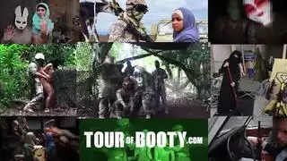 جولة في الغنائم الجنود العسكريين المارقين يتسللون إلى المومسات العربية على القاعدة