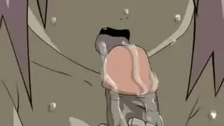 قضيب ناروتو الكبير يمط ساكورا في هنتاي مكثف