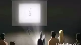 مشهد مثلث وجماعي جنسي برسوم متحركة صريح