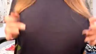 استمناء الهواة من الثدي الطبيعي الكبيرة